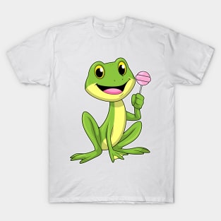 Frog with Lollipop T-Shirt